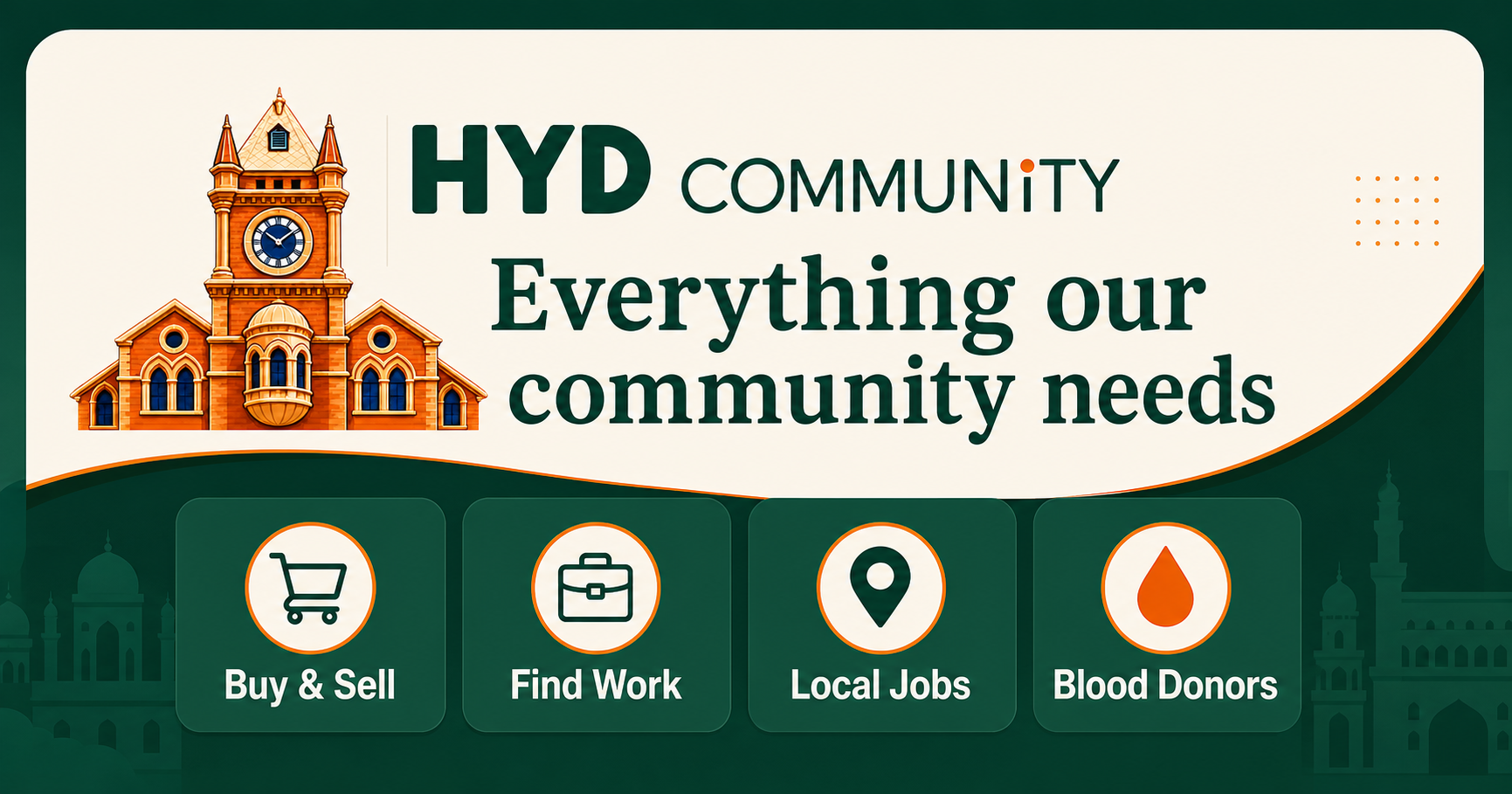 HYD Community — Buy and Sell, Find Work, Local Jobs and Blood Donors